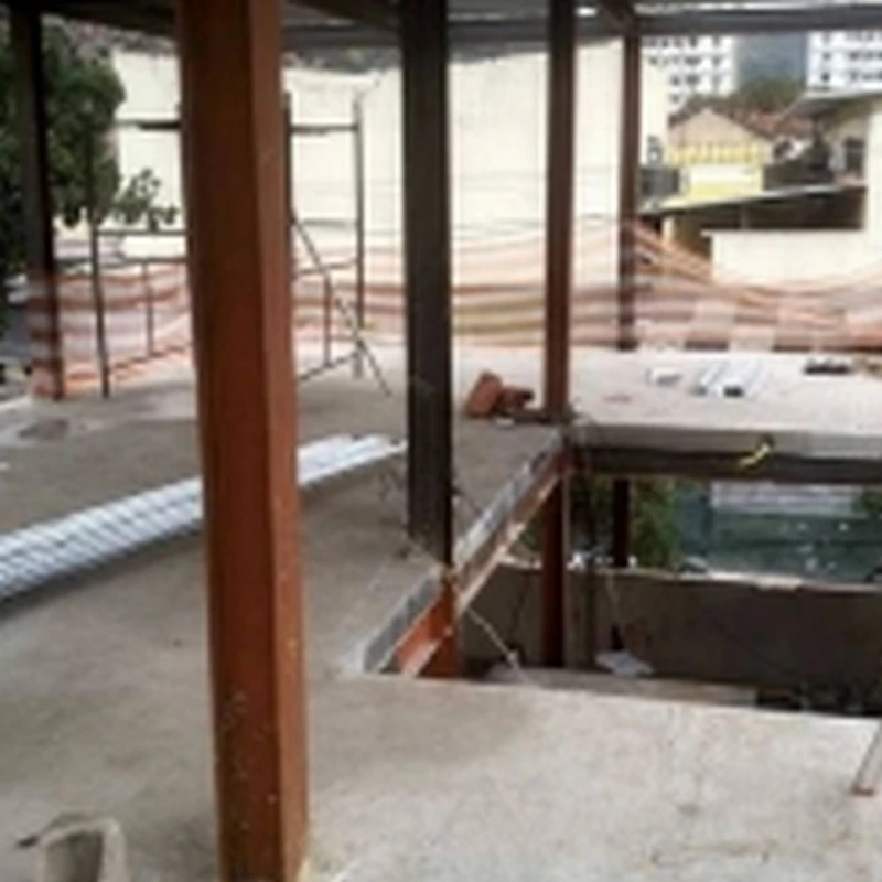 reforço estrutural em prédio de 300 m2